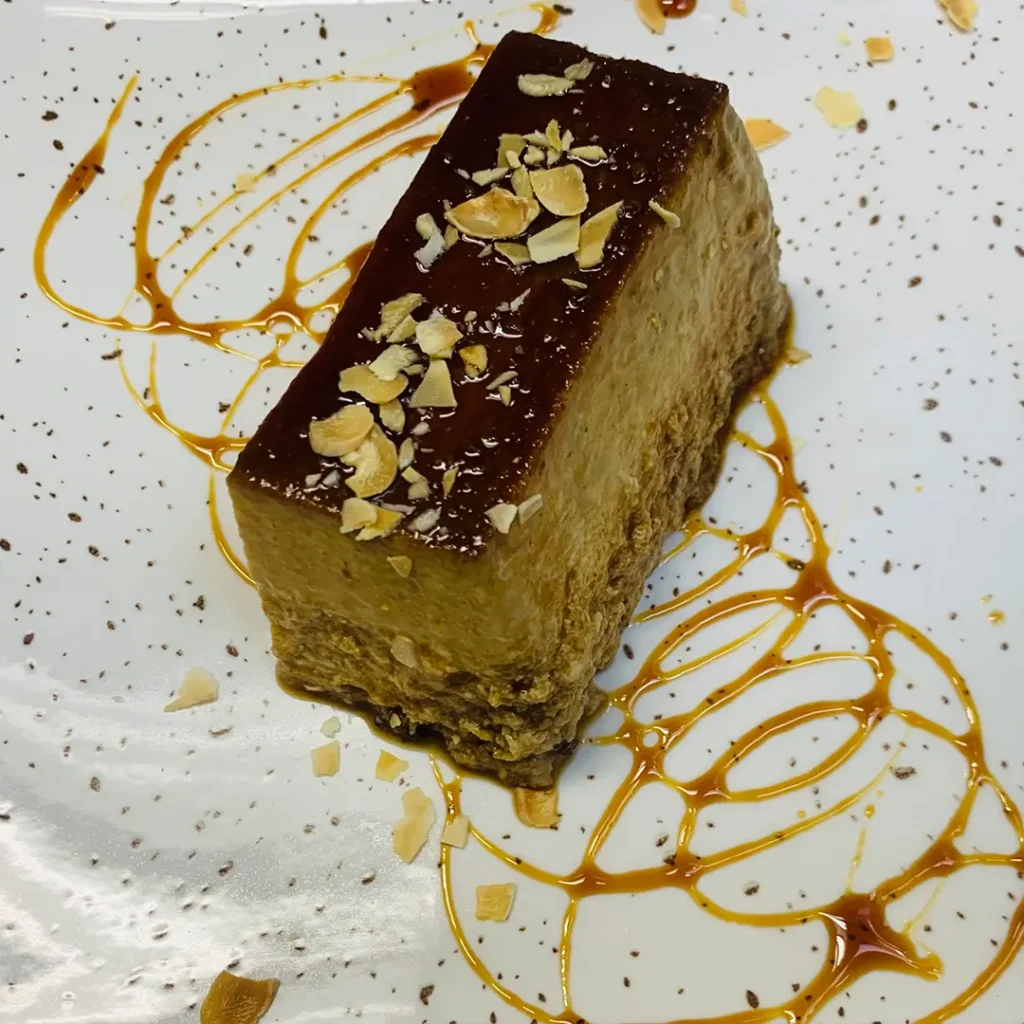 flan castanas