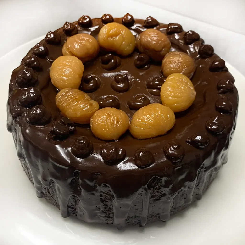 tarta choco castanas lar de manu teo